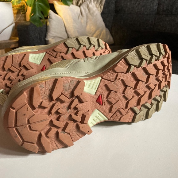 Salomon X Ultra 360 Edge Size 9 Mens Slate Green / Alfalfa / Transparent Yellow - Picture 9 of 11